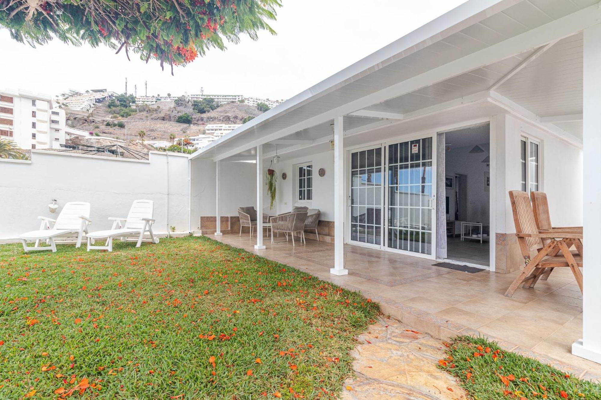 Flatguest Orinoco + Pool + Terrace + Garden Villa Mogán Dış mekan fotoğraf